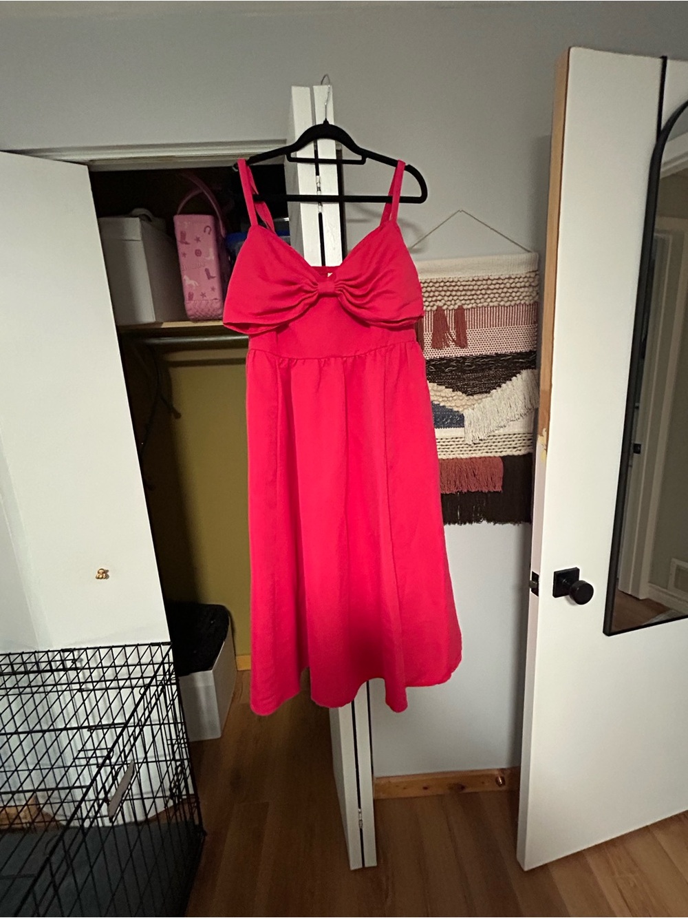 Torrid pink holiday dress